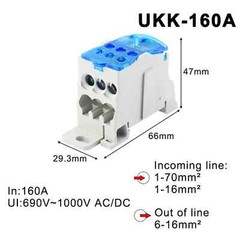 Din Cable Connectors Junction Box 1 Multiple Outdoor Distribution UKK80A Tools