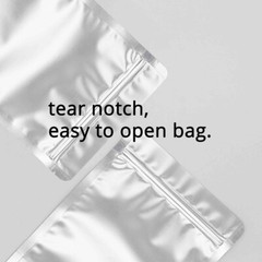 4CustomPrint 100 Matte Odor-Proof Foil Mylar Zip Seal Lock Stand Up Gummies Bags