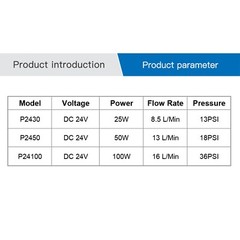 S&A 30W 50W 100W Water Pump P2430 P2450 for Industrial Chiller CW-5000 CW-3000
