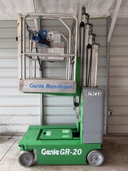 REFURBISHED GENIE GR20 VERTICAL MAST LIFT – MULTIPLE TO CHOOSE FROM!