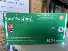 5 Boxes 100 Count Starmed Select Nitrile Exam Gloves Powder Free Small 500 Total