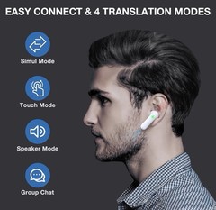 Timekettle WT2 Edge Translator Device, Bidirection Simultaneous Translation