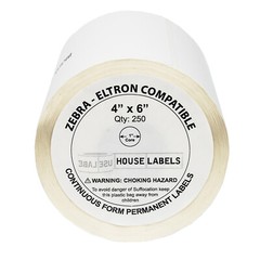 ZEBRA ELTRON 4 x 6 (4″ x 6″) Direct Thermal Shipping Labels – (4) Rolls of 250