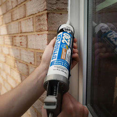 Dynaflex 230 10.1 Oz. White Premium Elastomeric Exterior/Interior Window, Door a