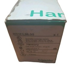 Schneider 9001K1L38LGG Push Button Harmony 30mm Illuminated 120V LED New