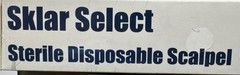 STERILE DISPOSABLE SCALPELS #10 – 10/BOX, SINGLE USE, 2024-04EXPIRATION.