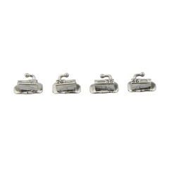 200pcs Dental Orthodontic Buccal Tubes MBT Roth 0.022 1st 2nd Molar Bondable
