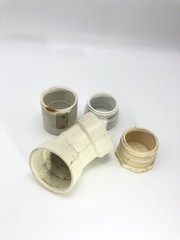 Nibco 1-1/2 inch PVC Lot 45-Degree Slip x Slip Elbow, Threaded Plug, & Coupler