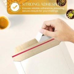 100-300Pack 4Size Rigid Photo Shipping Flats Cardboard Envelope Mailers 300GSM