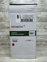 Gammex Non-Latex PI Green Surgical Glove NovaPlus *1 Box* Size: 8.5 *See Date*