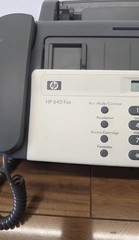HP 640 Series Fax Machine with Phone and Inkjet Printer.