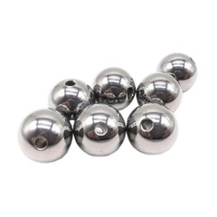 304 Stainless Steel Ball Through Hole Ball Solid Smooth Drilling OD 2mm~60mm