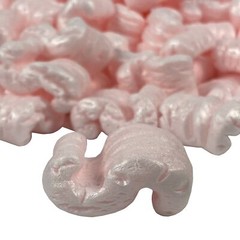 UOFFICE Anti Static Packing Peanuts Pink 7 cuft. Industrial Shipping Void Fill