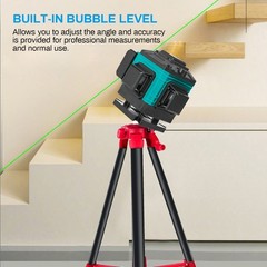 Portable 1.5m Tripod Level Stand Lightweight Steel Construction for Laser Tools