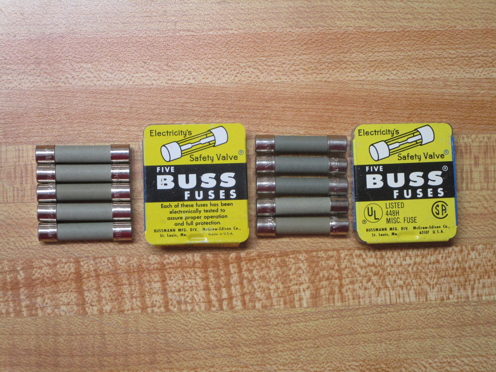 Buss MDA-5 Bussmann Fuse Cross Ref 1CM13 Gray (Pack of 10)