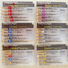Dentsply Protaper Gold Rotary Files Tulsa Assorted Endodontics 21mm/25mm/31mm