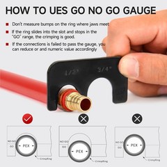 Angle Head F1807 PEX Pipe Crimping Tool for Copper Rings