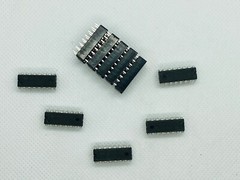 5-10 Set CD4017 CD4017BE DIP-16 Decade Counter Divider IC with Socket Choose Qty