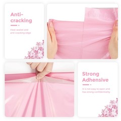 Poly Mailers 9×12 200 Pack Shipping Bags for Clothing Light Pink Color