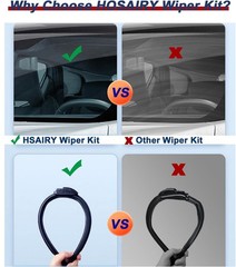 Rear Wiper Arm Blade Set for Volkswagen VW Tiguan 2009-2017 Rear Windshield Wipe