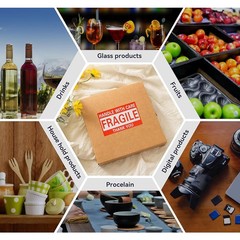 1-40 Rolls 3″x5″ Large 500 Fragile Labels Handle with Care Thank You Stickers US