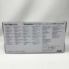 1-Box Ansell MICROFLEX Midknight Touch 93-732 Nitrile Exam 100 Gloves Med Black
