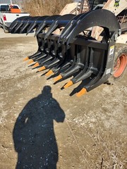 NEW Skid Steer Heavy Duty 78″ Log Brush Clam Grapple Kubota Bobcat CAT Case IL