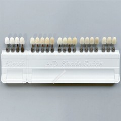 Dental 16 A–D Shade Guide 4 Bleach Shades Bleach Classical Based Vita 20Shades