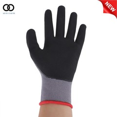 Safety Work Gloves MicroFoam Nitrile Coated Foam Gloves L-Size/12 Pairs