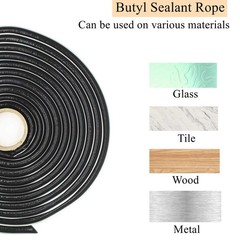 13Ft/4M Waterproof Butyl Tape Headlight Sealant Tape, 1 Pack