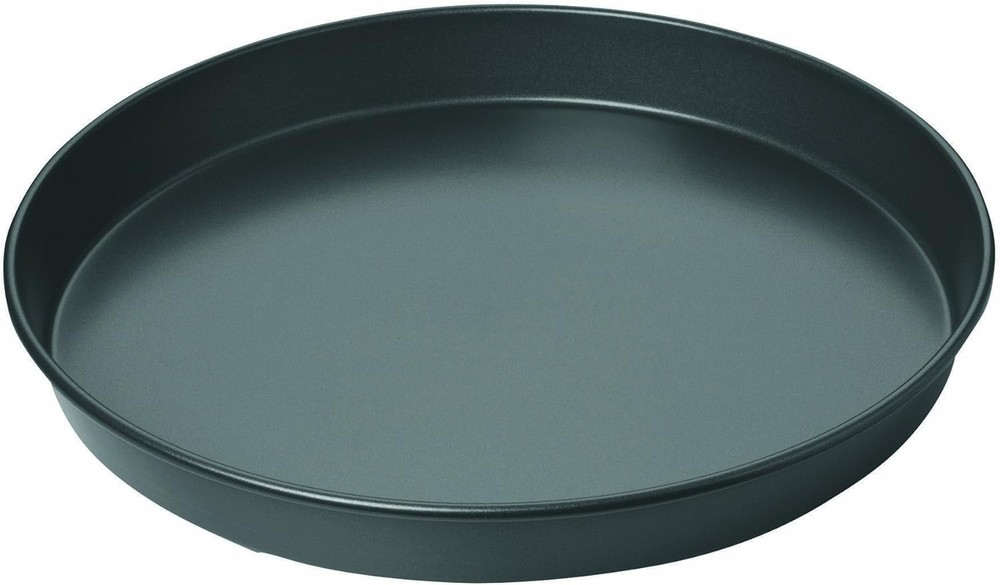 Chicago Metallic 14-Inch Deep Dish Pizza Pan, Nonstick Carbon 14-Inch, Silver