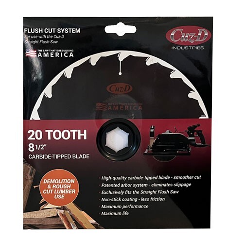 Cuz-D 85-20CWD 8-1/2″ x 20 Tooth Carbide-Tipped Saw Blade