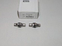 Parker Legris 3816 04 00 SS Bulkhead Union 4MM X 4MM 5/32 X 5/32 Lot of 2