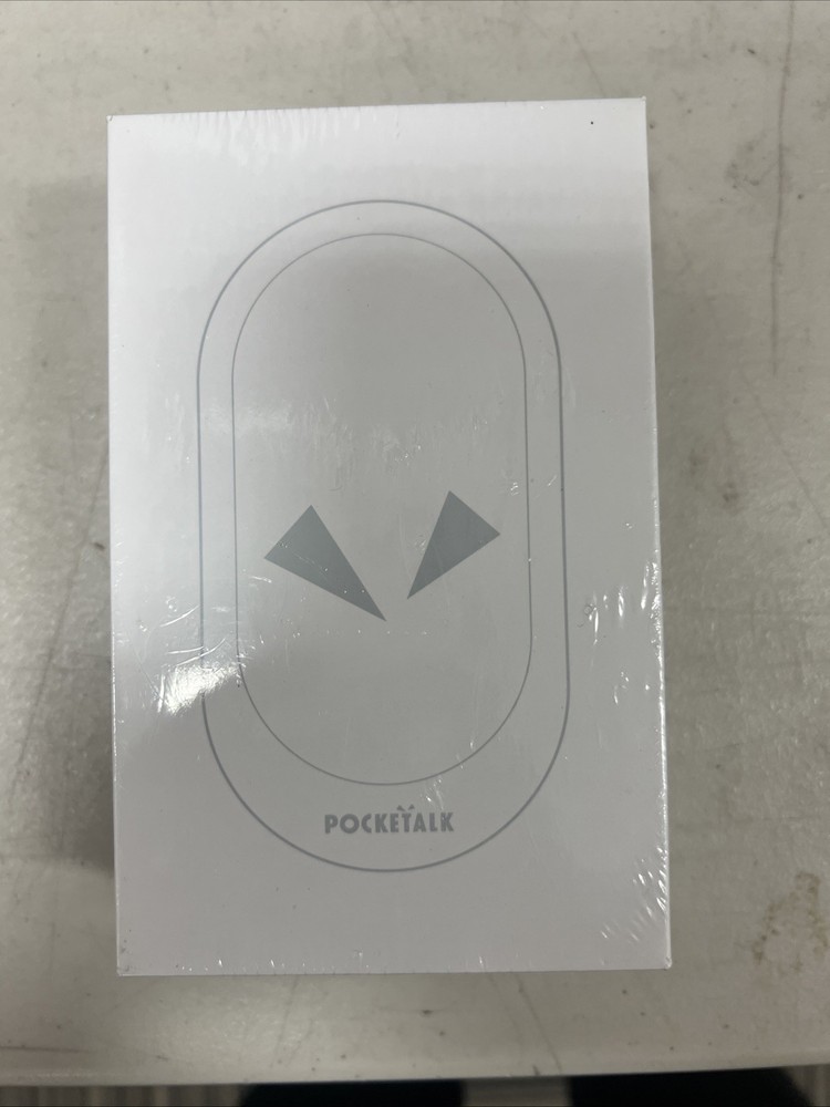 Pocketalk Classic Two Way Language Translator For 74 Languages Pocket Talk White