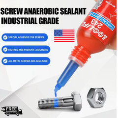 LOOLIFL Blue Thread Locker 243 Nuts-Bolts Locker, Screw Adhesive Lock Tight Seal
