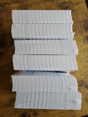 Library Cards School Book Checkouts 100 per pack author title date name room