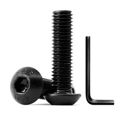 M4-0.7 x 12mm Button Head Screws Bolts, Allen Drive, 10.9 Alloy Steel, Full T…
