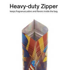 3.5g Mixed 100pcs Mylar Bags Smell Proof Food Storage Pouches Zip Seal Bags