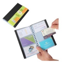 Business Name ID Credit Card Holder Book Case Keeper Organizer 120Sheet Freeship
