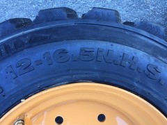 2 NEW 12-16.5 Tires/Wheels/Rim for 4X4 Case 580 Backhoe-Super M & L 4WD-119243A1