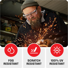 Safety Glasses over Eyeglasses — Fog and Scratch-Resistant over Glasses Safety G