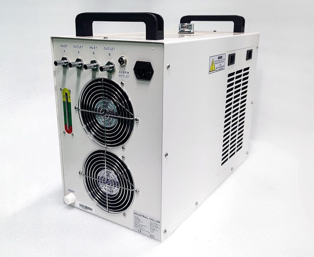 S&A CW-5202TH Industrial Water Chiller For Engraver Double Outlet/Inlet 220V