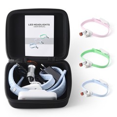 Dental Lab Headlamp 5W Cordless Super Bright Lightweight Head-Mounted 40000Lux