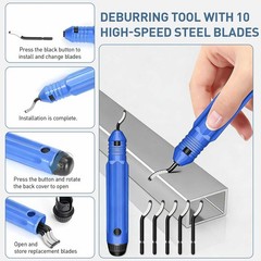 Ratcheting Tubing Pipe Cutter & Deburring Tool for Copper PVC HVAC Auto Repair