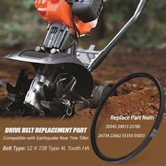 Tesmirror 20343 Tiller Belt for Earthquake – Rear Tine Tiller Belt Compatible…