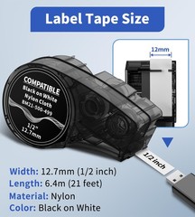 10PK For Brady M21-500-499 Multi-Purpose Nylon Label Tapes For M210, M210-LAB