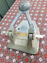 Vintage Acco 10x Two-Hole Paper Punch Office Equip. (Heavy) New York USA Natser