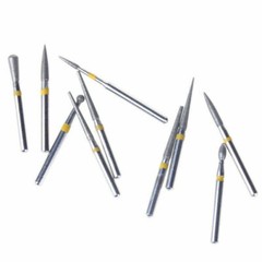 10pc Dental Diamond Burs FG-105 Composite Polishing Kit for High Speed Handpiece