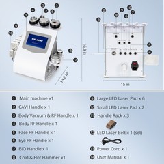 9 in 1 Beauty Machine Electric Body Massage Device Body Skin Care at Home Salon