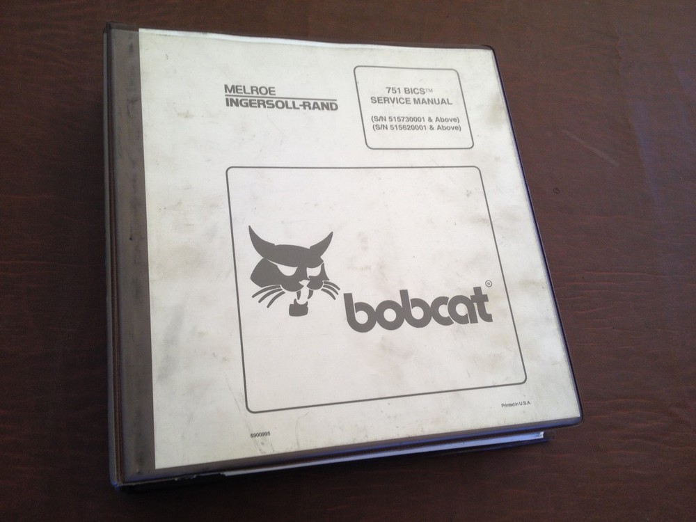 BOBCAT 5 BICS 751 SKIDSTEER LOADER SERVICE MANUAL MELROE